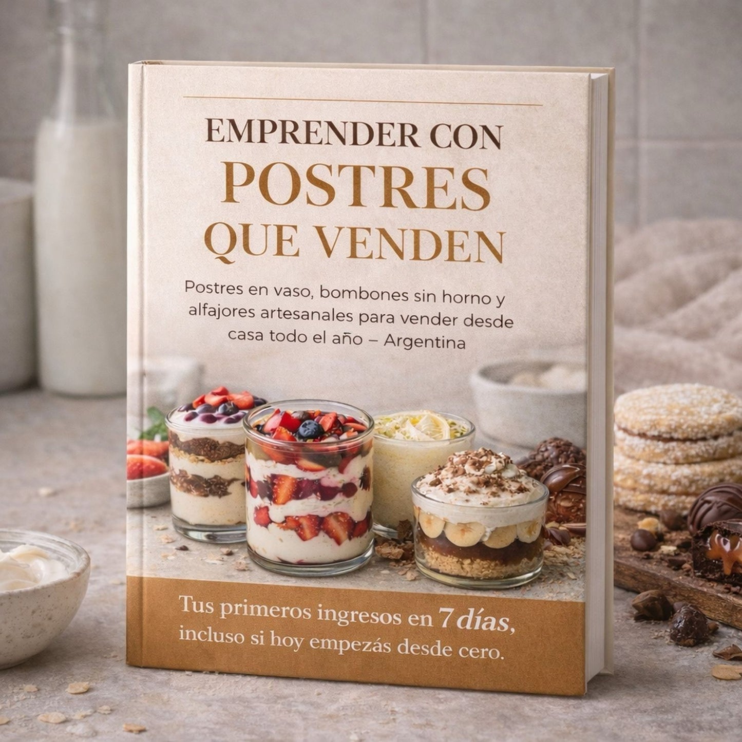 EMPRENDER CON POSTRES QUE VENDEN + 5 BONUS DE REGALO